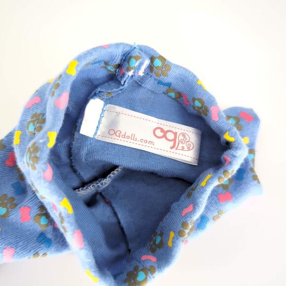 Our Generation OG by Battat Lilac Pawprint Pattern Leggings for 18" Dolls - GUC - Picture 10 of 11